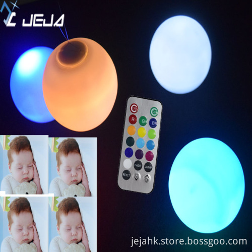 Colorful LED Ball Night Light With Glowing Balls Globe Baby Toy Lamp Gift